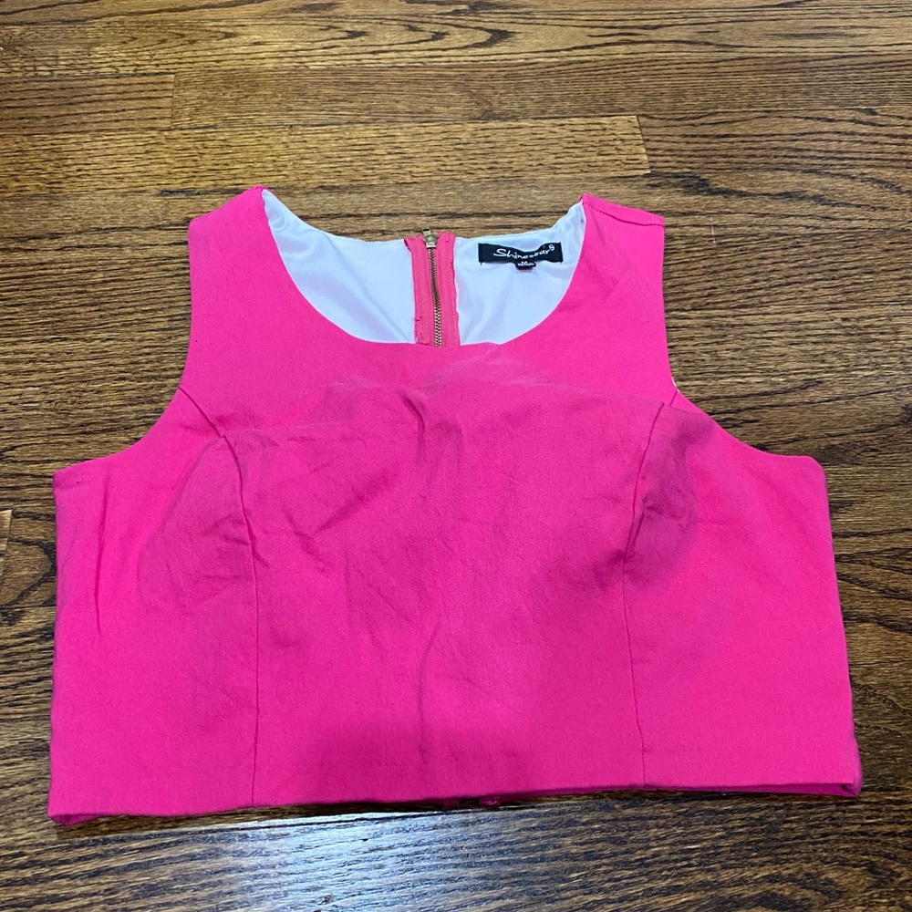 Pink Crop Top